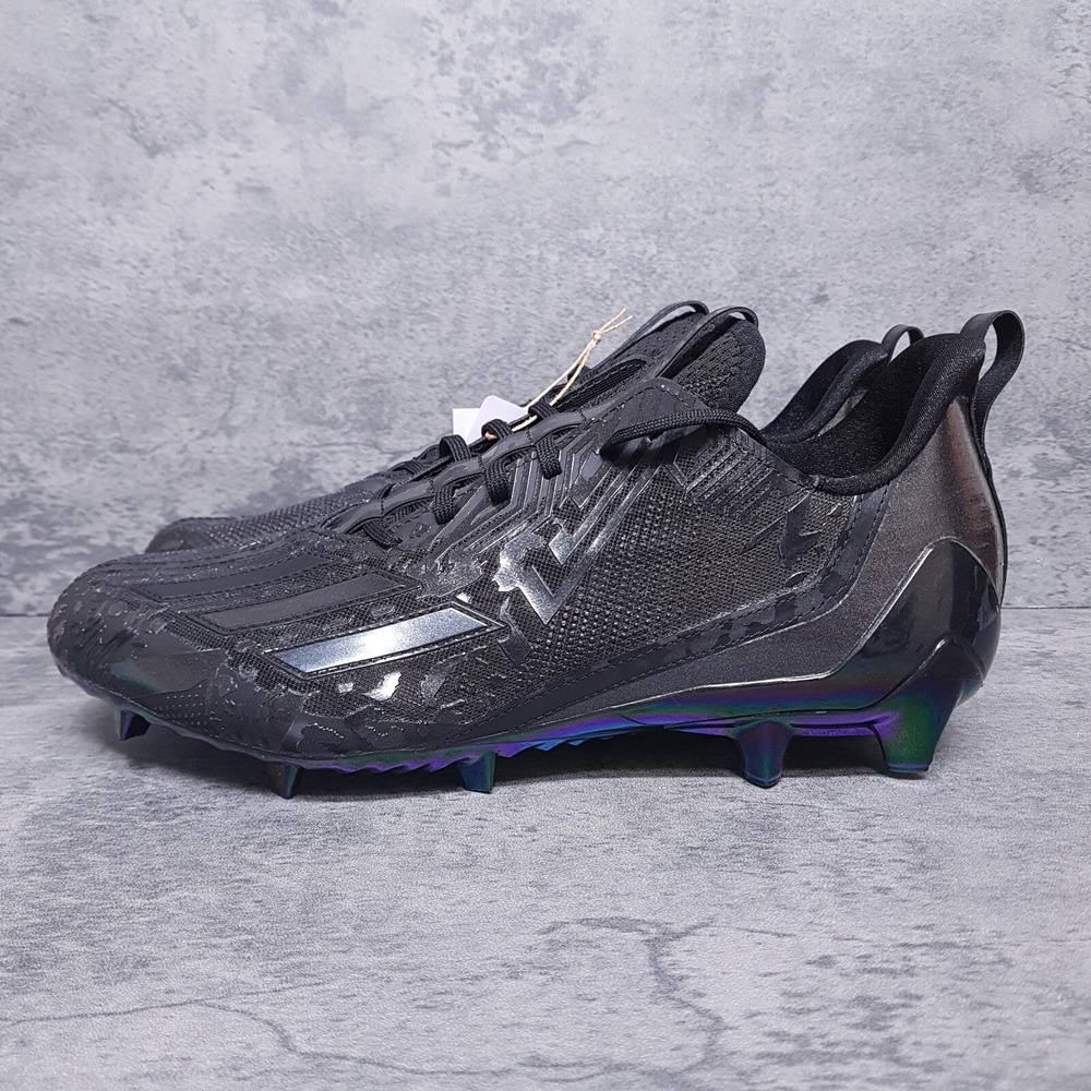 ADIDAS Adizero 12.0 Mismatch Football Cleats Mens 13.5 Triple Black IG7226